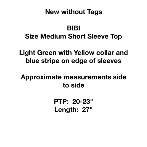 BiBi Gray and Cream Fitted Short Sleeve Tee - Picture 11 of 11